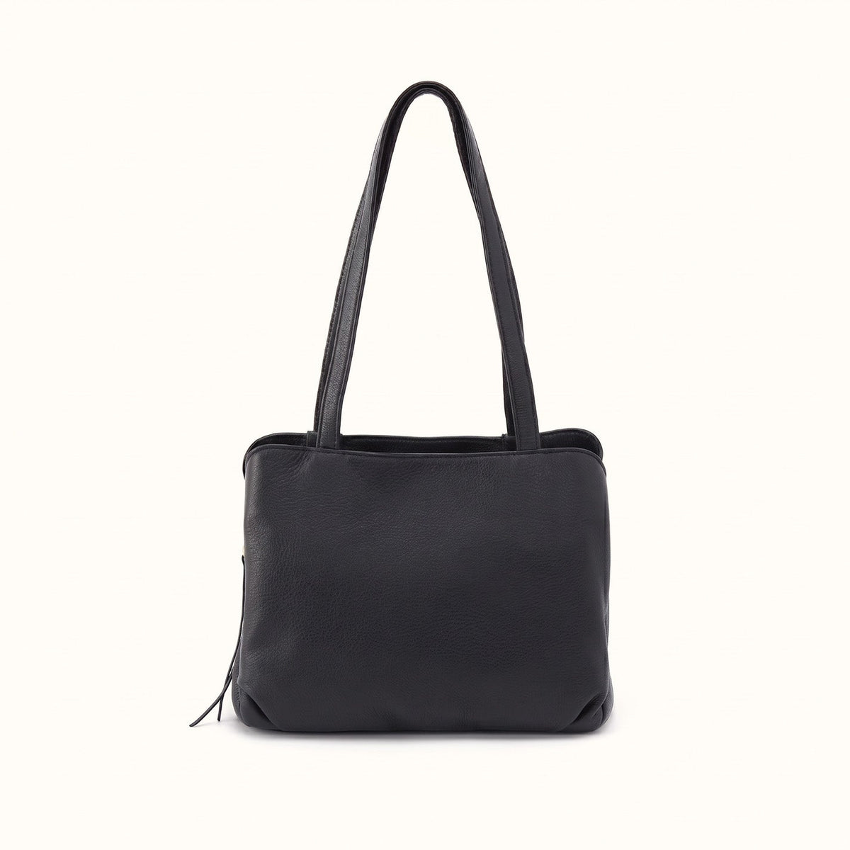 Starr Tote In Pebbled Leather - Black
