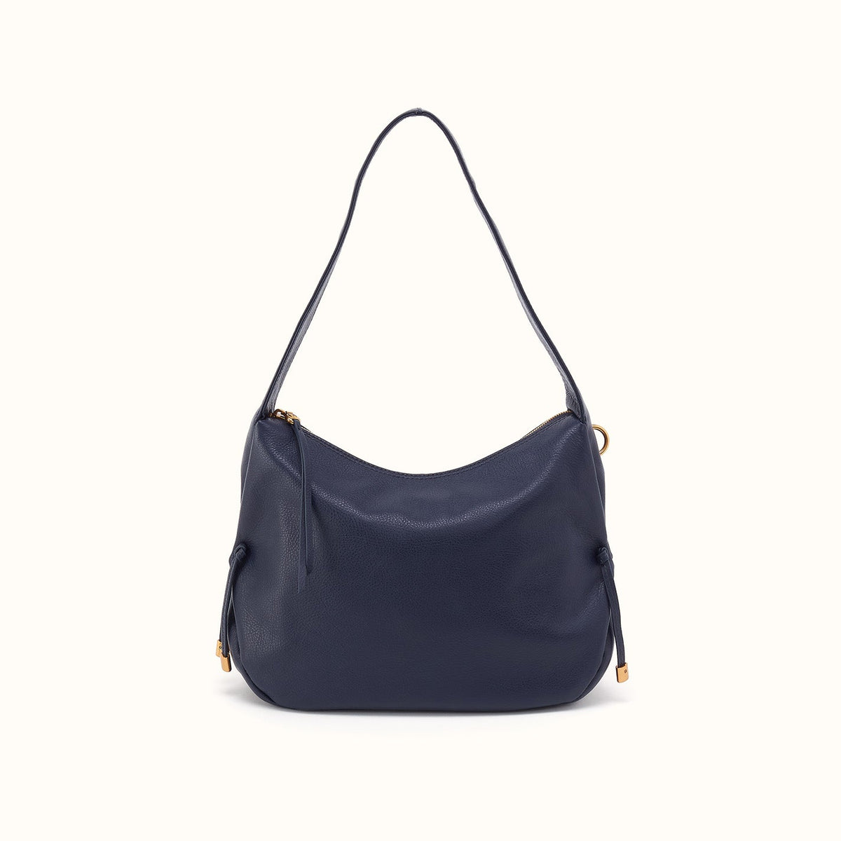 Kori Hobo Shoulder In Pebbled Leather - Ink Navy