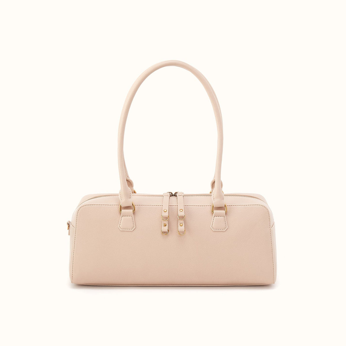 Sadie Satchel in Pebbled Leather - Stonewash