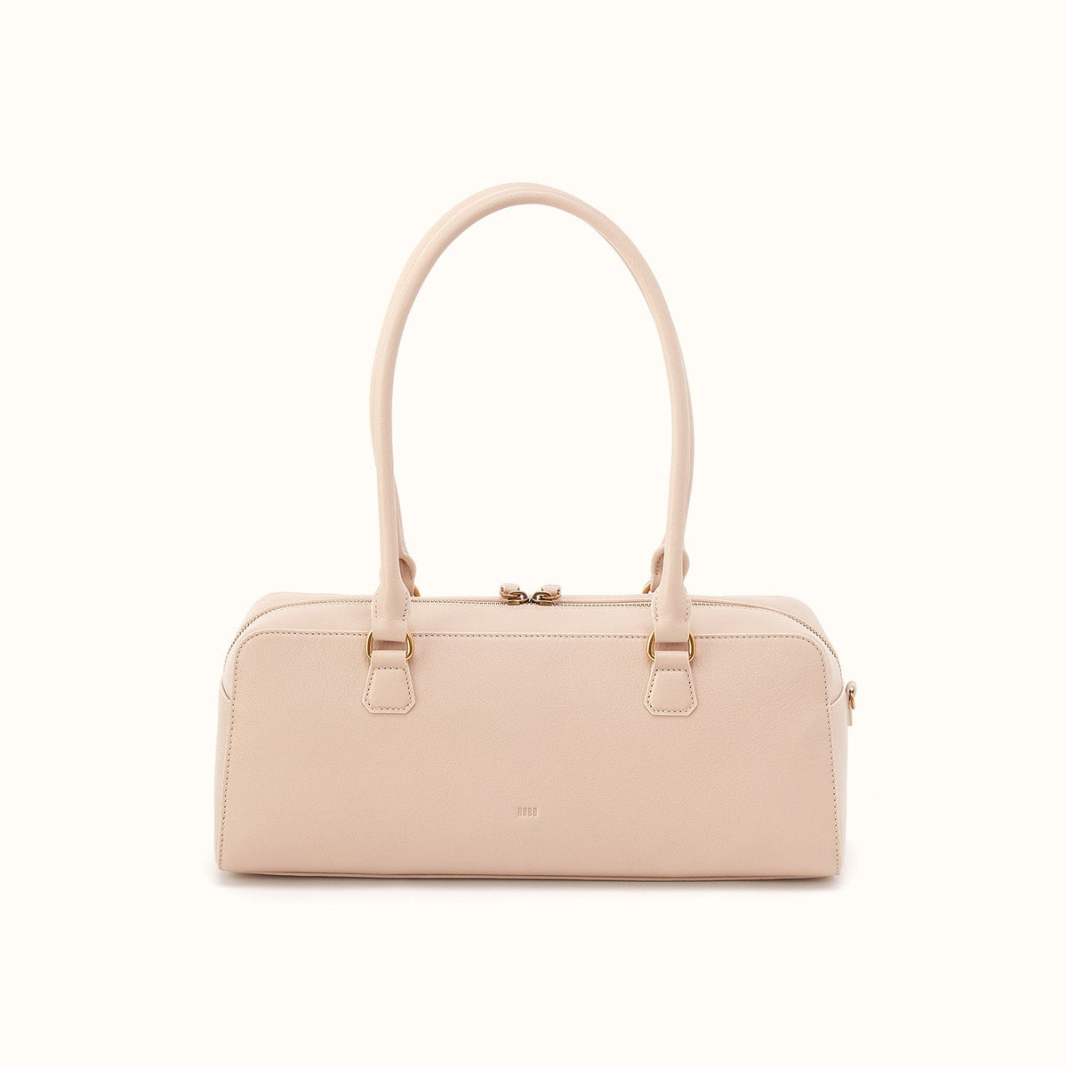 Sadie Satchel in Pebbled Leather - Stonewash