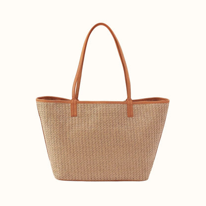 All That Tote In Woven Straw - Meadow Woven Straw