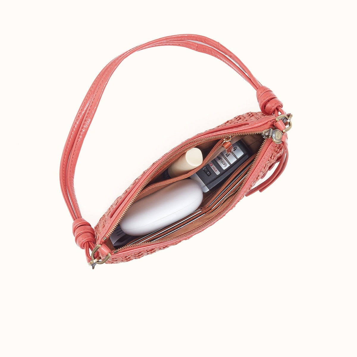 Darcy Crossbody In Woven Straw - Wild Rose Woven Straw