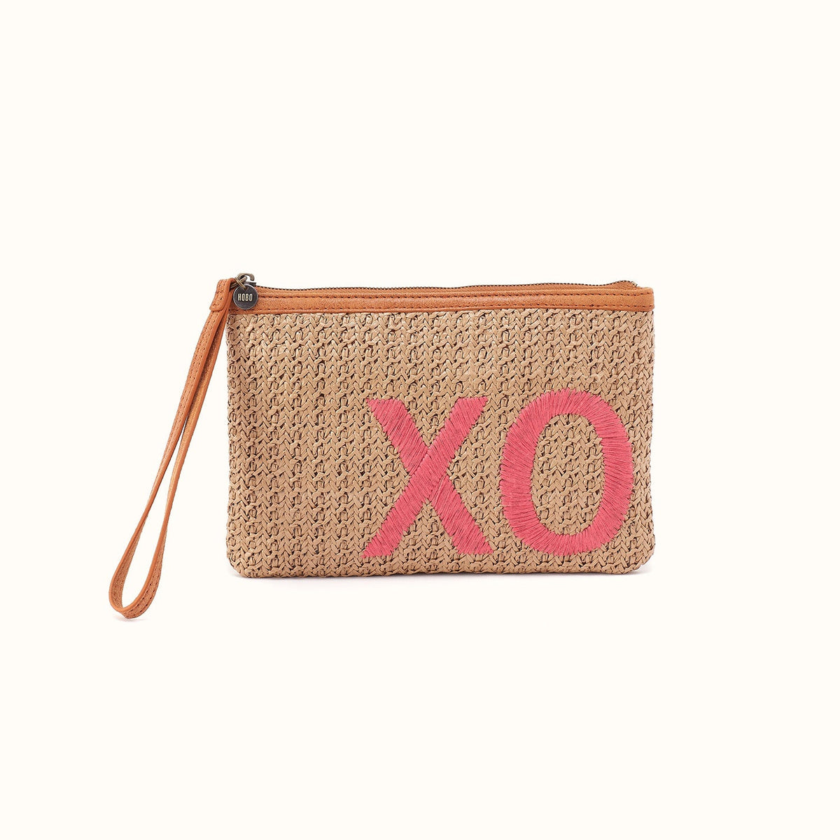 Straw Xo Pouch In Woven Straw - Meadow Woven Straw