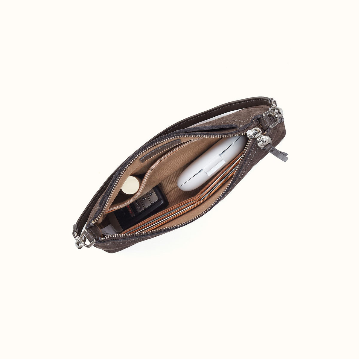 Darcy Crossbody in Suede Leather - Hearthstone