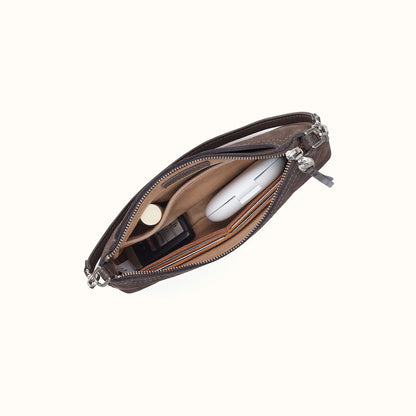 Darcy Crossbody in Suede Leather - Hearthstone