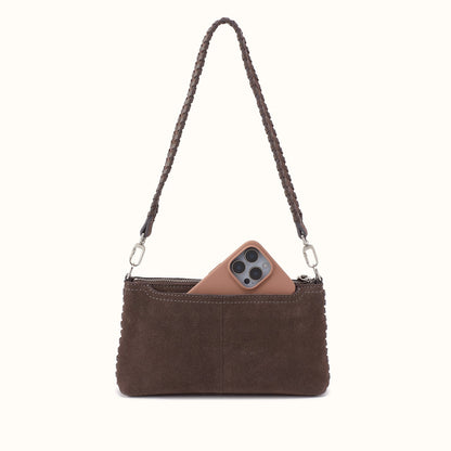 Darcy Crossbody in Suede Leather - Hearthstone