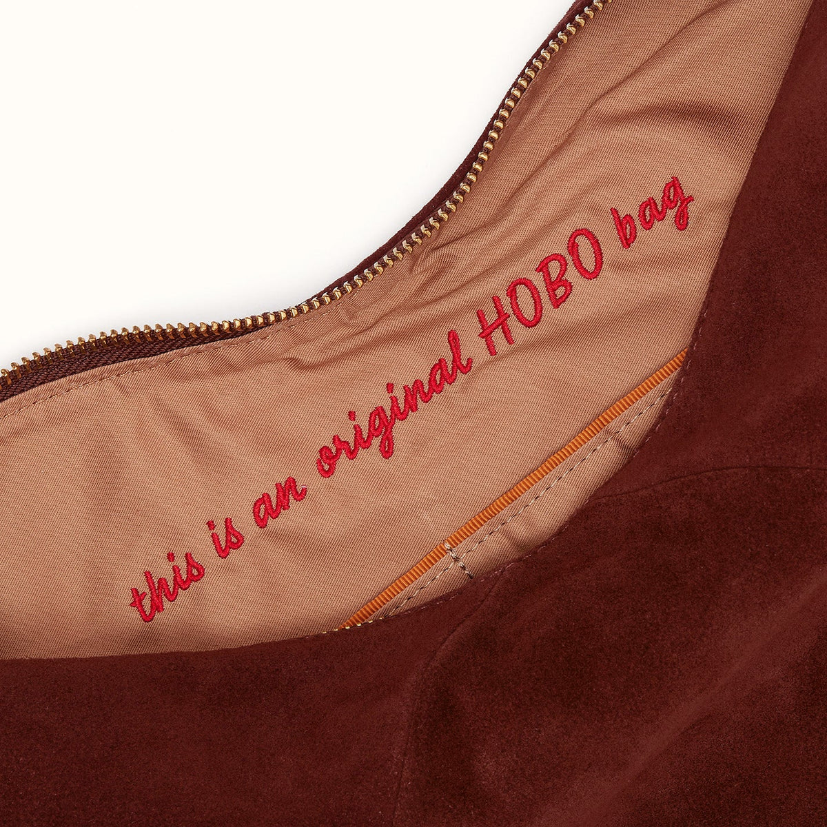 Paloma Hobo In Suede Leather - Chocolate