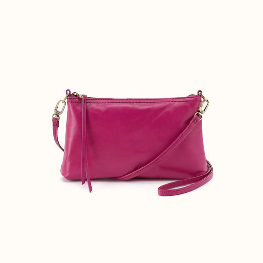 Darcy Crossbody in Polished Leather - Cactus Flower