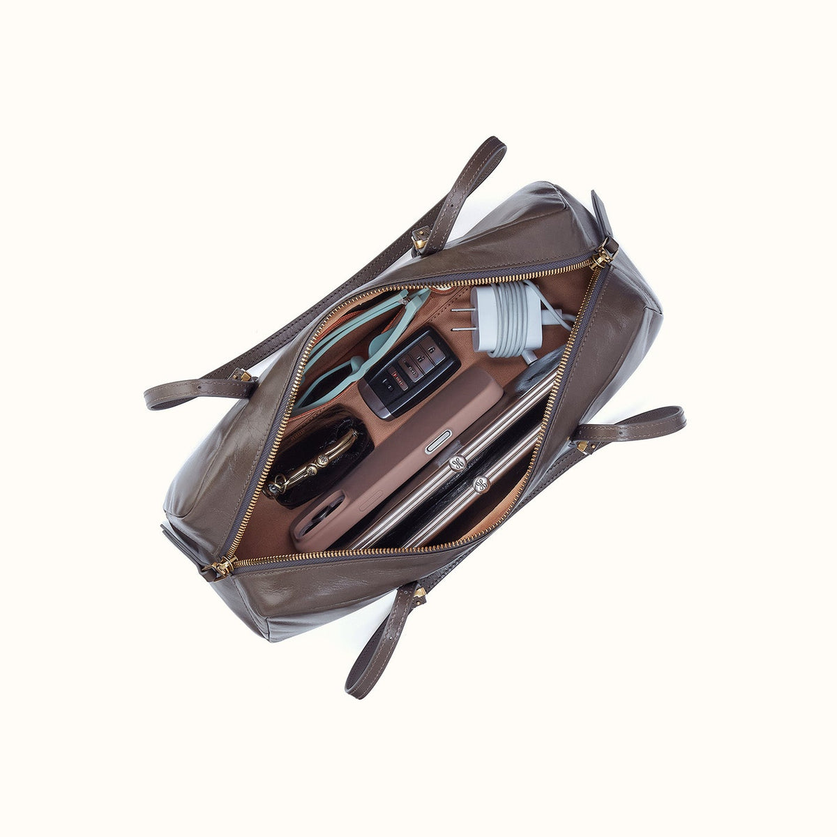 Scottie Satchel in Polished Leather - Hearthstone
